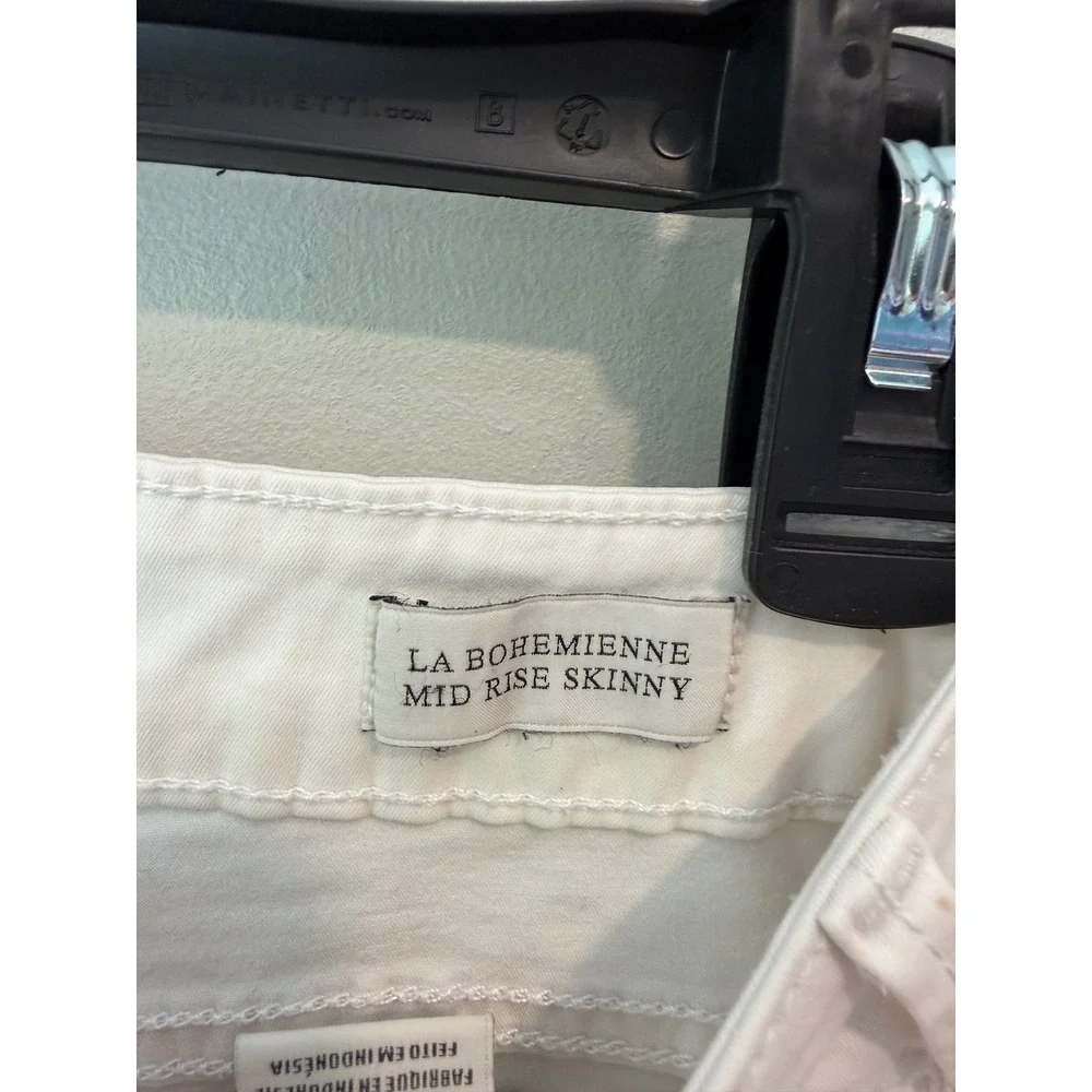 Maison Scotch La Bohemienne Mid Rise Skinny Jeans White 27/32